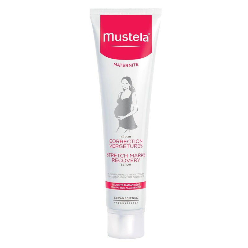 [Australia] - Mustela Maternity Stretch Marks Recovery Serum for Pregnancy - with Natural Avocado & Maracuja Oil - Fragrance-Free & EWG Verified - 1.52 fl. Oz Old Packaging 