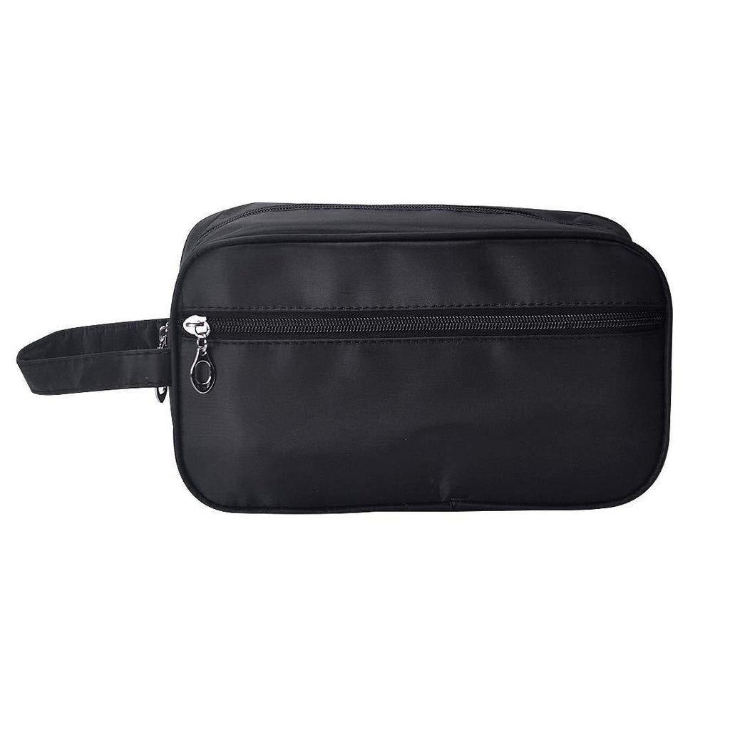 [Australia] - iSuperb Toiletry Bag Travel Organizer Classy Waterproof Portable Wash Gym Shaving Bag for Men 10x6x4inch(Black) Black 