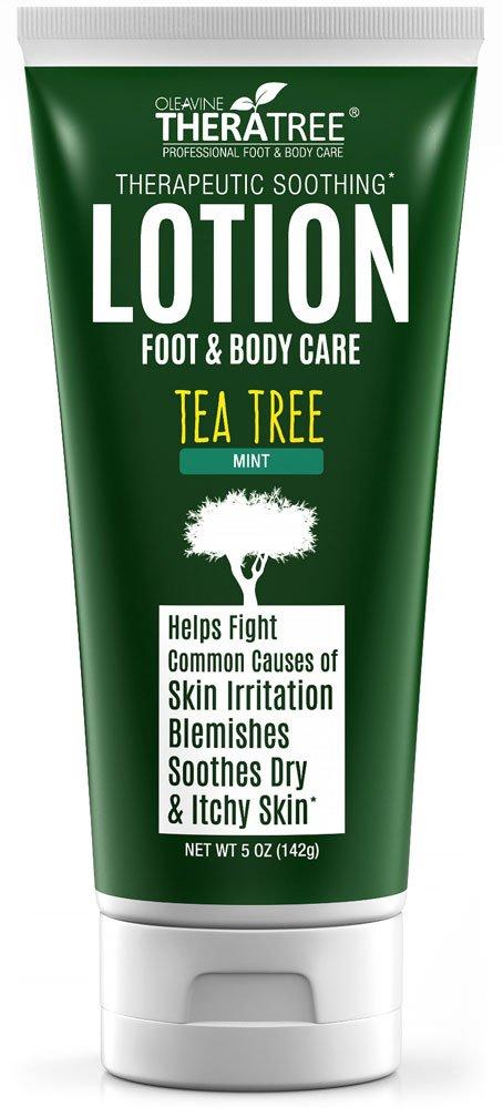[Australia] - Tea Tree Oil Lotion with Neem Oil for Foot & Body - Helps Soothe Skin Irritation and Fight Body Odor - by Oleavine TheraTree 