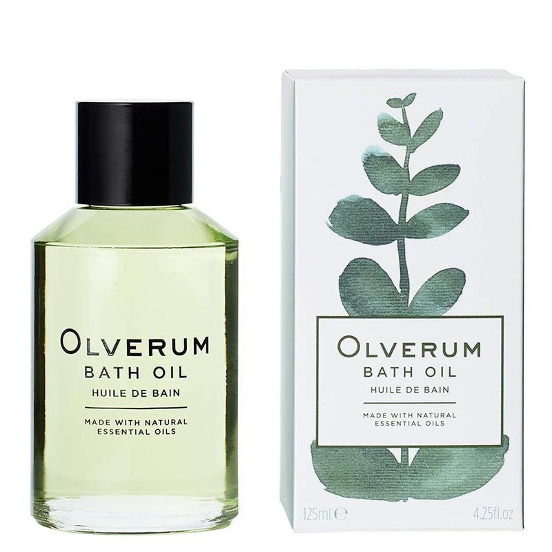 [Australia] - OLVERUM - Natural Bath Oil | Vegan, Cruelty-Free, Revitalizing Clean Beauty Bath Oil (4.25 fl oz | 125 ml) 4.25 Fl Oz (Pack of 1) 