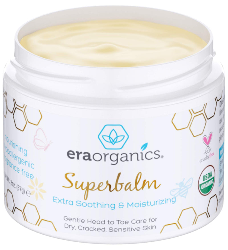 [Australia] - Era Organics Healing Ointment for Babies - USDA Certified Organic Natural Gentle Moisturizer for Sensitive Skin Prone To Baby Eczema, Cradle Cap (Infant Seborrheic Dermatitis), Rashes, Hives & More 