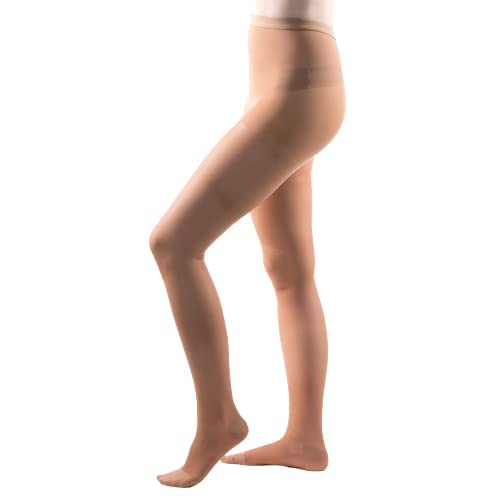 [Australia] - Allegro 15-20 mmHg Essential 15 Sheer Support Compression Pantyhose - Women's Compression Hose with Closed Toe for Support 