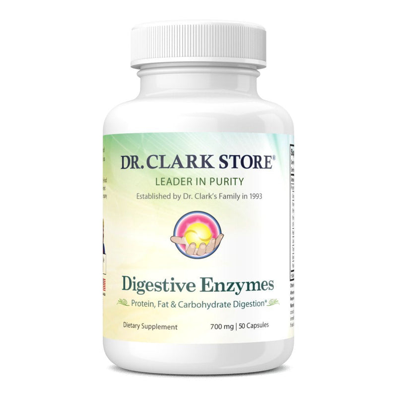 [Australia] - Dr. Clark Digestive Enzymes Supplement, 700mg, 50 Capsules 