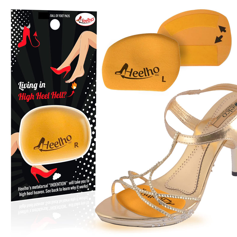 [Australia] - Heelho High Heel Inserts for Women - Metatarsal Pads for High Heels - Relieve High Heel Pain with The Adhesive Shoe Inserts for High Heels - Ball of Foot Cushions for Women Shoes (2 x High Heel Pads) Shoe Pads 