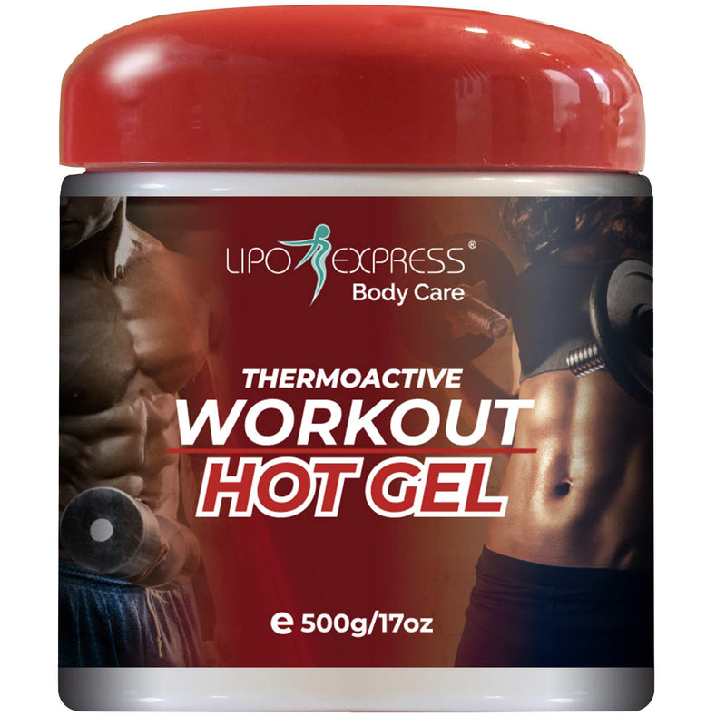 [Australia] - Lipo Express Workout Hot Gel 17 Oz - Best Hot-Gel Cream. Perfect for Workout and Slimming. Thermoactive Hot Gel - Also Great for Muscle Relaxation and Massage 