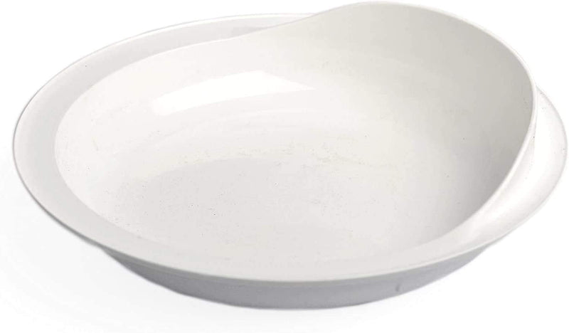 [Australia] - Providence Spillproof 9" Scoop Plate High-Low Adaptive Bowl - Dish For Disabled, Handicapped, and Elderly Adults With Special Needs From Parkinsons, Dementia, Stroke or Tremors - PSC 996 1 