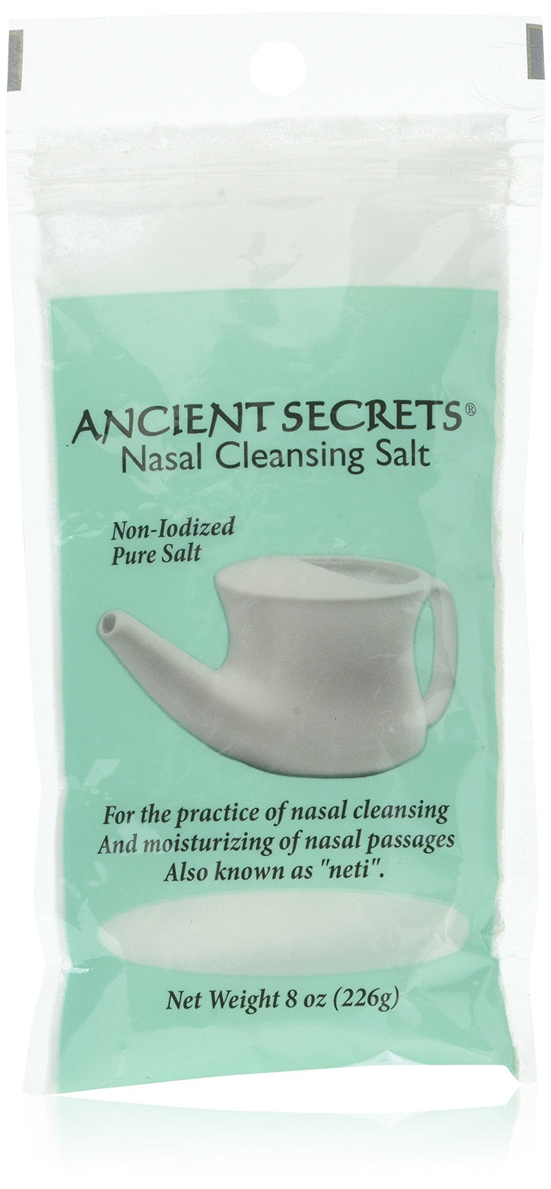 [Australia] - Ancient Secrets Nasal Cleansing Pot Salt, 8 Ounce 
