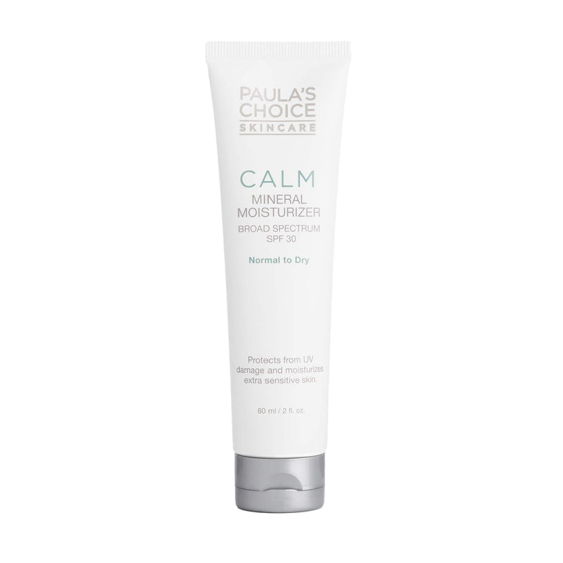 [Australia] - Paula's Choice CALM SPF 30 Mineral Moisturizer Broad Spectrum Sun Protection, 2 Ounce Tube, for Normal to Dry Sensitive Skin-For Redness Relief 