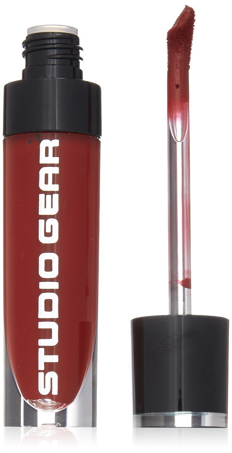 [Australia] - Studio Gear Whipped Stain Lip Gloss, Long Wear Formula, Lightweight, Bold, One Coat, Burgundy 