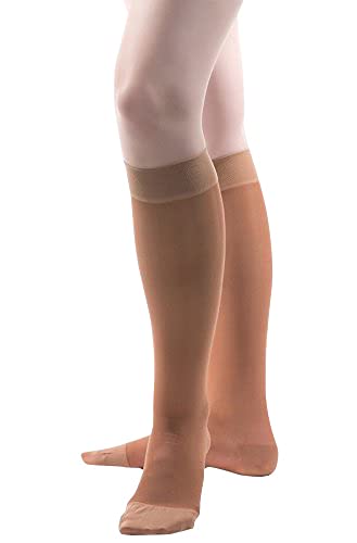 [Australia] - Allegro 20-30 mmHg Essential 18 Sheer Support Closed Toe Compression Sock - Comfortable, Knee High Support Stockings 