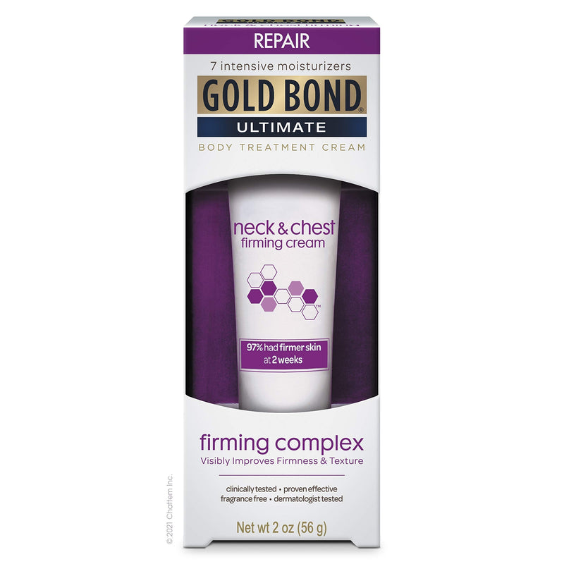 [Australia] - Gold Bond Neck & Chest Firming Cream 2 oz., Clinically Tested Skin Firming Cream 