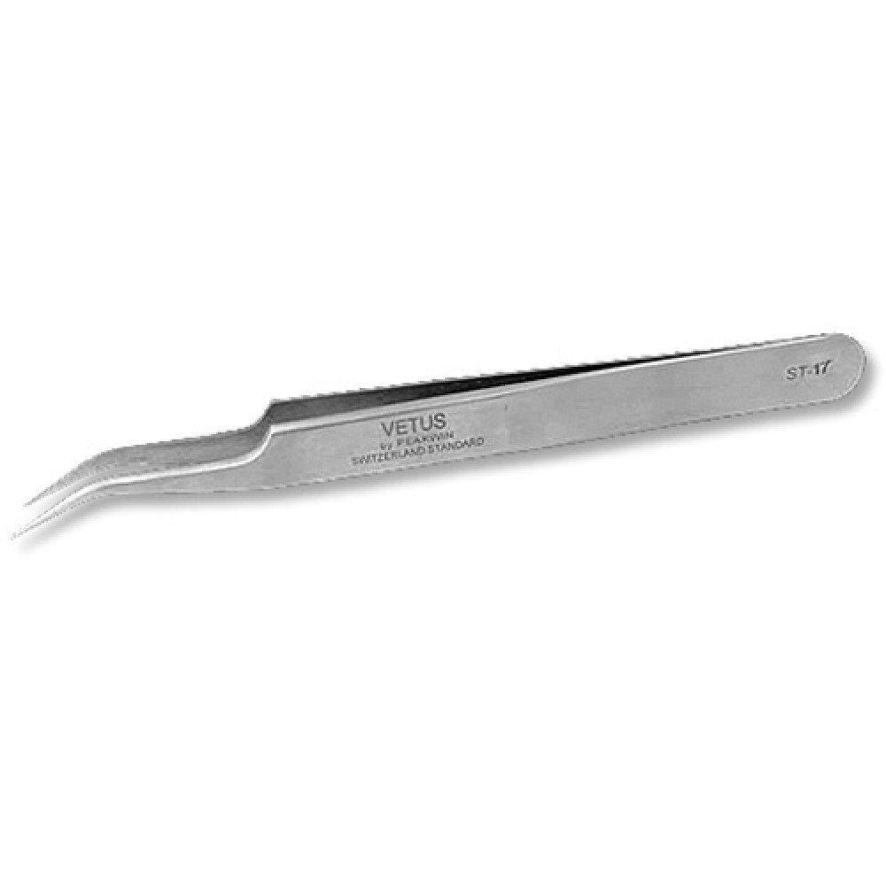 [Australia] - Vetus Slighty Curved St-17 Tweezers for Eyelash Extension 