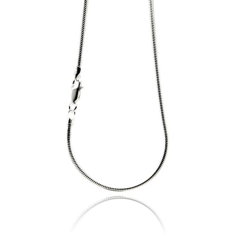 [Australia] - 925 Sterling Silver 1.2MM Italian Snake Anklet Lobster Claw Clasp 10.0 Inches 