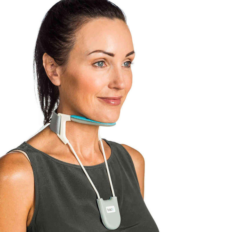 [Australia] - BackPainHelp Neck Brace, a Revolutionary Cervical Collar That Provides Light Support While Being Breathable, Cool and Lightweight (Blue Medium) Medium (Pack of 1) Blue 