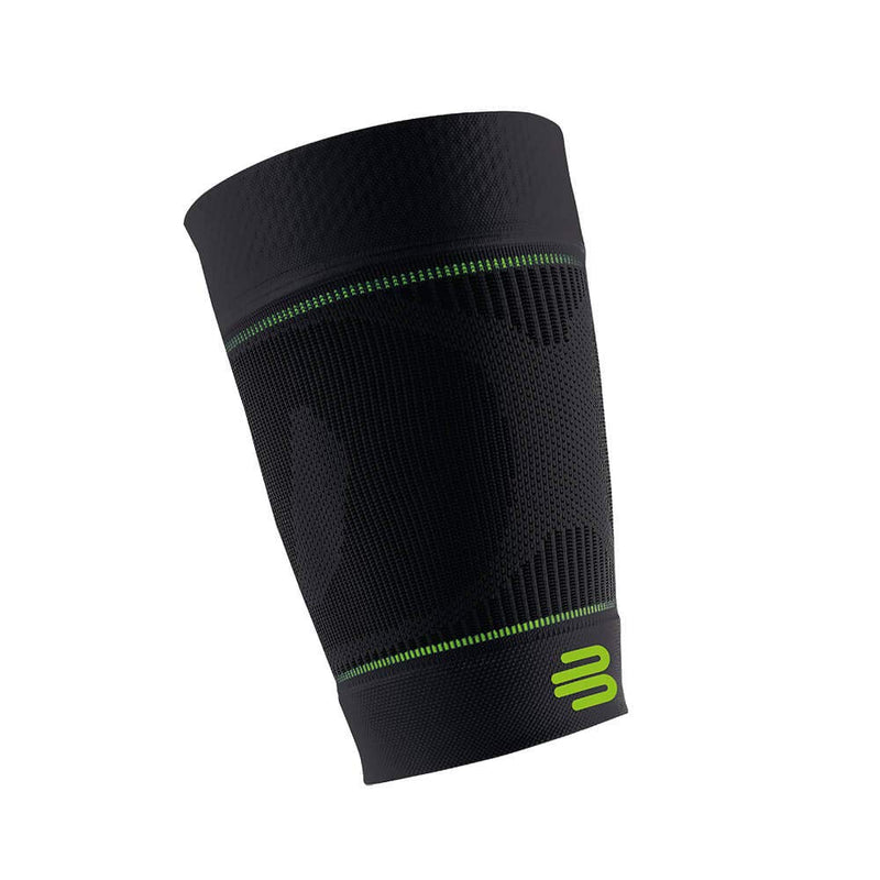 [Australia] - Bauerfeind Sports Compression Upper Leg Sleeves (1 Pair) - Thigh & HamstringCompression for Improved Blood Circulation & Recovery - Thigh Wrap for Quad Support Black Medium/Short (1 Pair) 