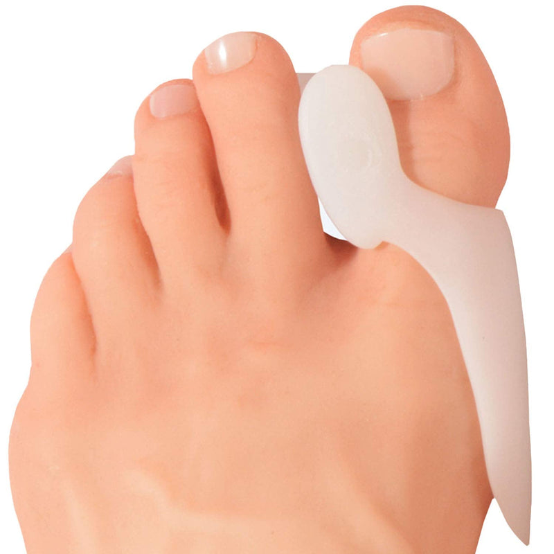 [Australia] - Dr. Frederick's Original Bunion Pad & Toe Spacers - 2 Pieces - Temporary Bunion Corrector - Soft Gel Bunion Splint Toe Separators - Fast Bunion Relief - Wear with Shoes - Women & Men 