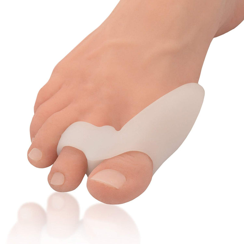 [Australia] - Dr. Frederick's Original 2 Piece Sport Bunion Pad & Toe Spacer Set - 1 Pair Soft Gel Cushions - One Size Fits All - Fast Relief - Wear with Shoes - for Men & Women 