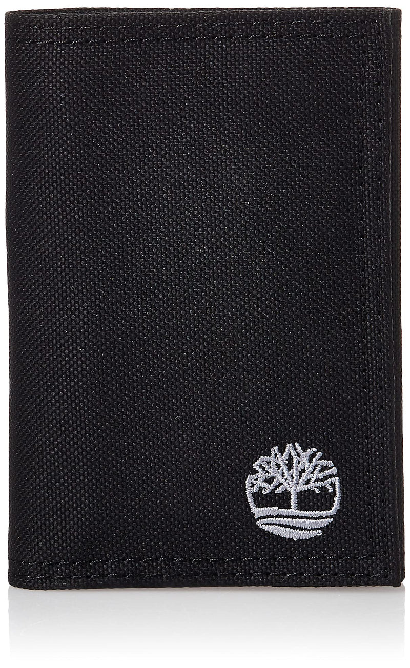 [Australia] - Timberland Men’s Trifold Nylon Wallet One Size Black 