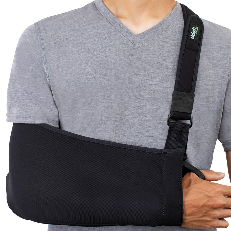 [Australia] - Think Ergo Arm Sling Sport - Lightweight, Breathable, Ergonomically Designed Medical Sling for Broken & Fractured Bones - Adjustable Arm, Shoulder & Rotator Cuff Support (Adult) Adult 