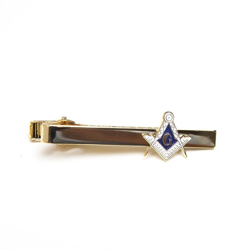 [Australia] - FREEMASON Masons Masonic Gold Tone Tie Bar Clip 