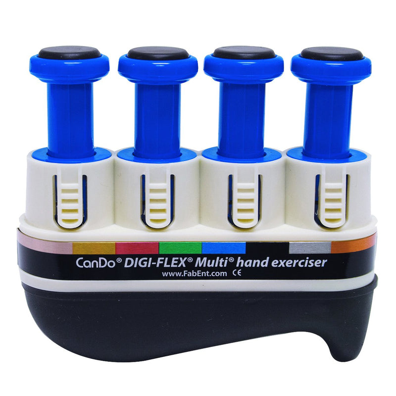 [Australia] - CanDo 10-3744 Digi-Flex Multi Basic Starter Pack, Frame and 4 Blue Buttons, Heavy Blue: Heavy Basic Set 