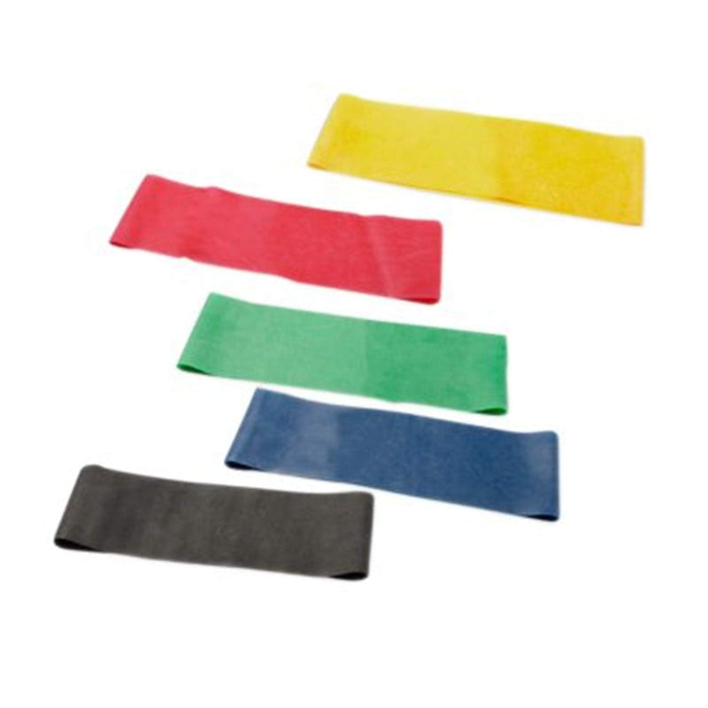 [Australia] - CanDo Band Loop, 10", 5 pc Set (1 ea: Yellow Through Black) 