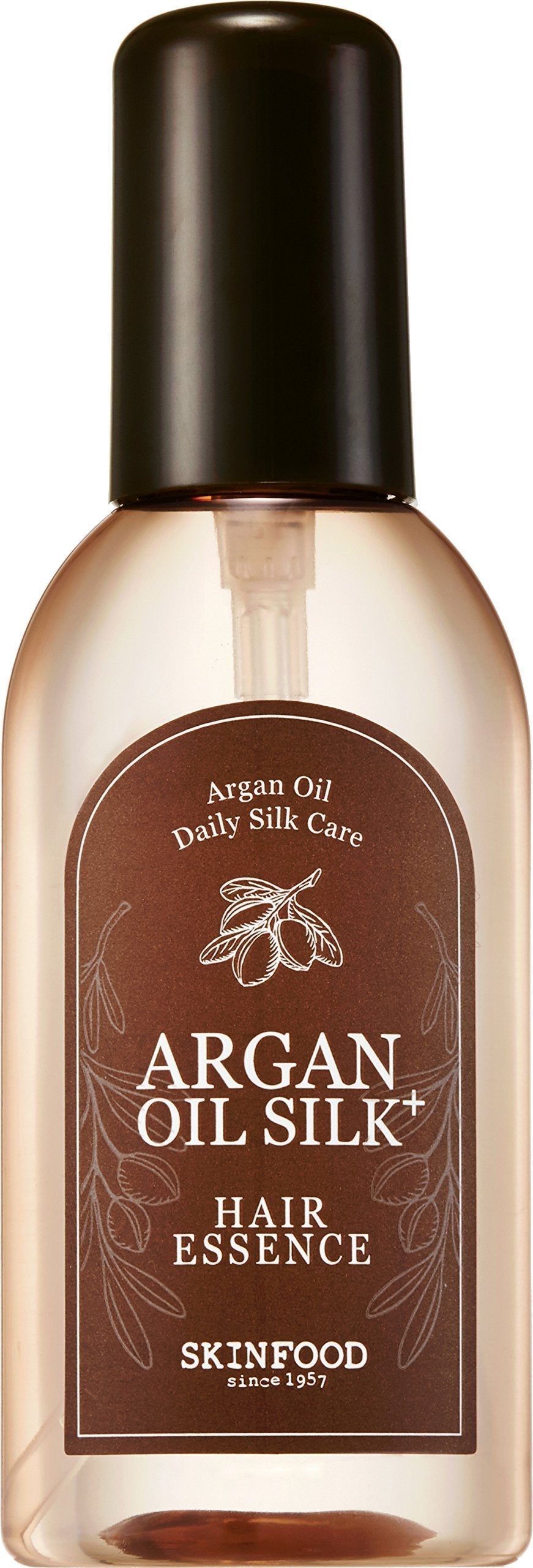 [Australia] - Skinfood Natural Argan Oil for Hair, Skin, Nails, Beard and Cuticles, Silk Essence - 100 mL Argan Oil Silk Hair Essence 100ml 