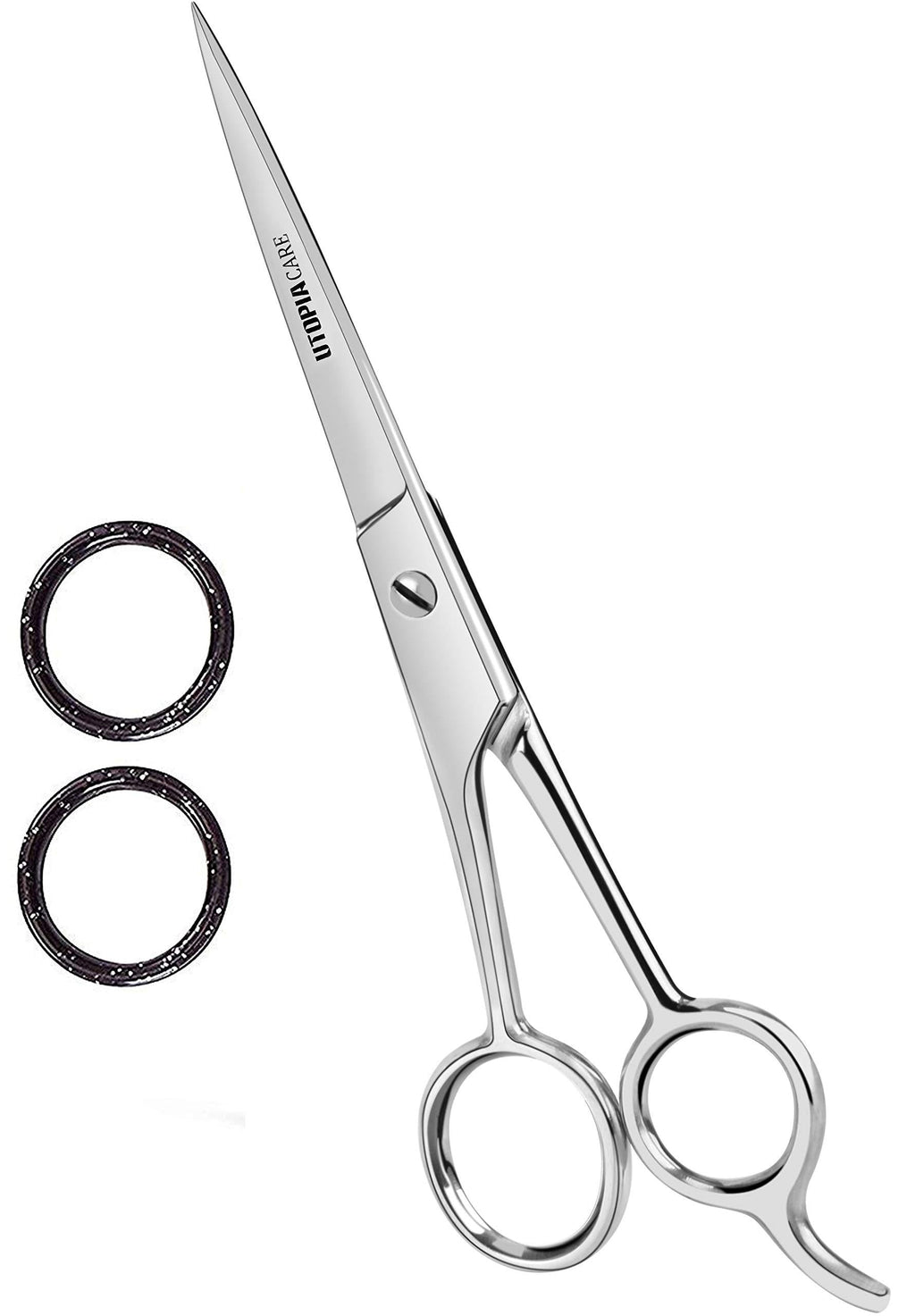 [Australia] - Professional Barber Hair Cutting Scissors/Shears (Silver) Silver 