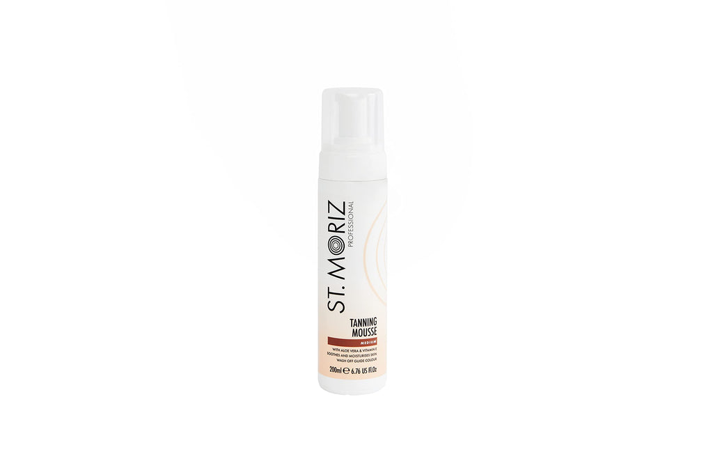 [Australia] - St. Moriz Self Tanning Self - Tanning Mousse Color Medium (With Olive Milk and Vitamin E) 6.7 oz 