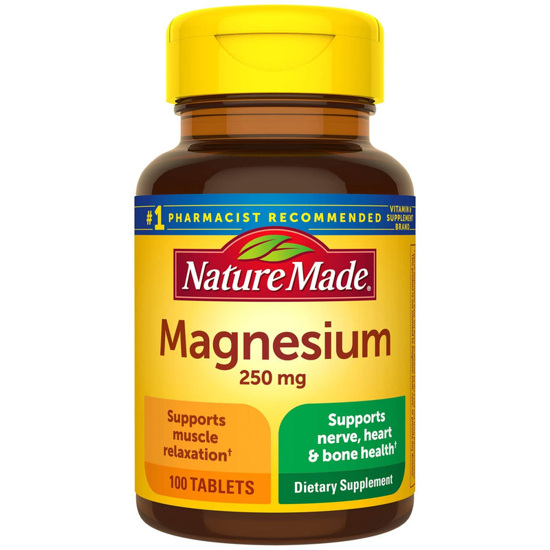 [Australia] - Nature Made Magnesium Oxide 250 mg Tablets, 100 Count for Nutrition Support 