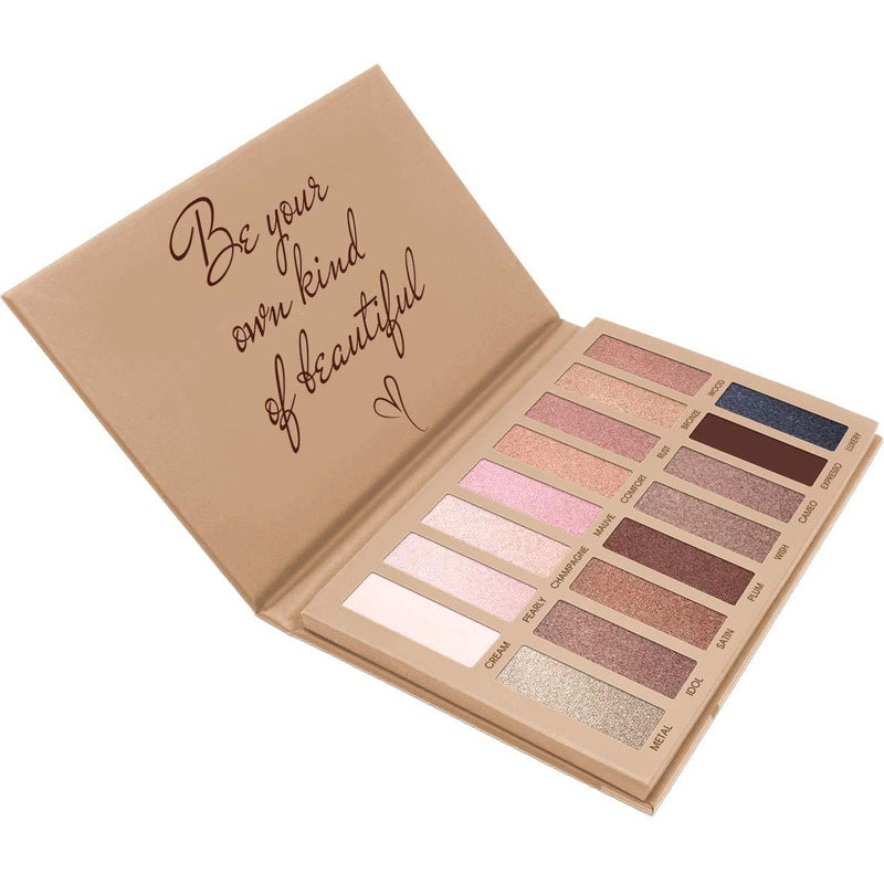 [Australia] - Best Pro Eyeshadow Palette Makeup - Matte Shimmer 16 Colors - Highly Pigmented - Professional Nudes Warm Natural Bronze Neutral Smoky Cosmetic Eye Shadows Nude Exposed 