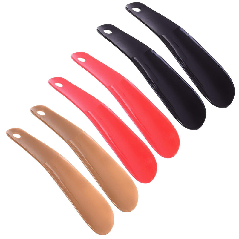 [Australia] - Cosmos Pack of 6 Plastic 6.3" Shoe Horn Travel Shoehorns Original version 