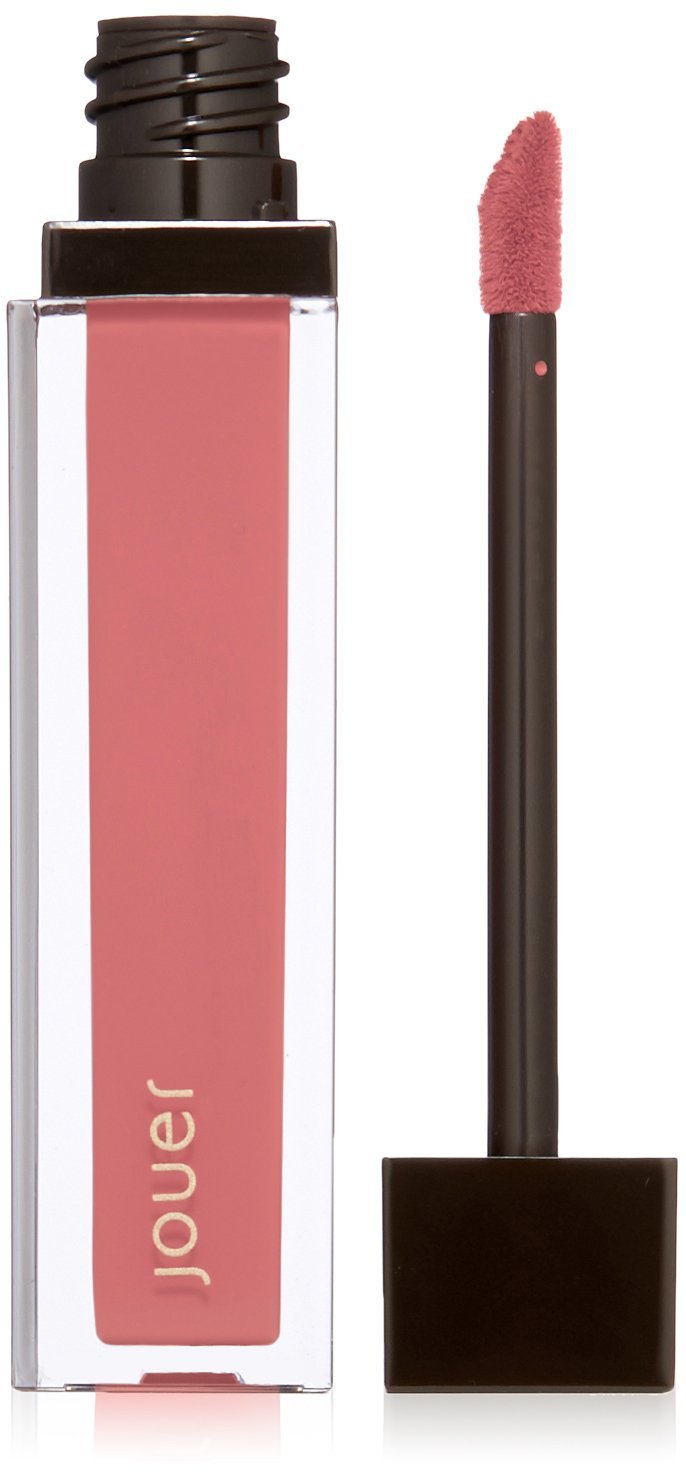 [Australia] - Jouer Long-Wear Lip Crème Liquid Lipstick, Pétale De Rose-Matte Cool Deep Rose, 0.21 fl. oz. 