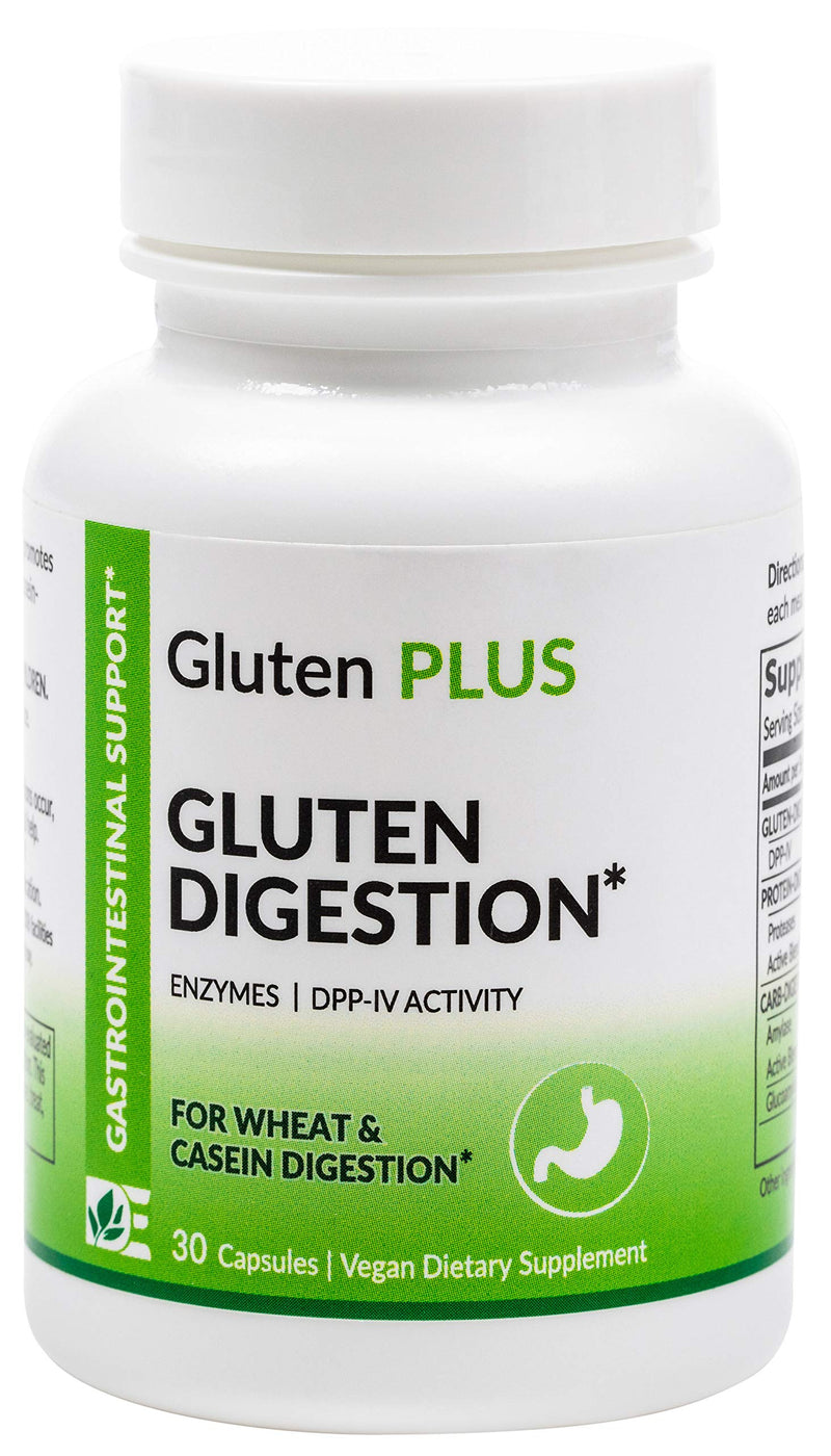 [Australia] - Gluten Digestive Enzyme - Digestive Support - Gluten Enzyme - Supplement for Digesting Gluten - Gut Health Support & Nutrient Absorption | 30 Count 30 Count (Pack of 1) 
