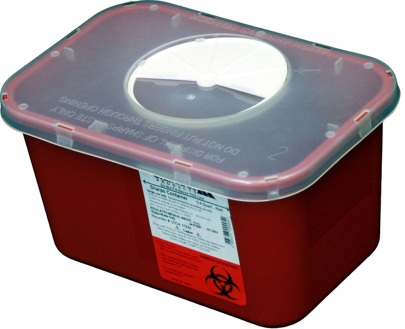 [Australia] - 1 Gallon Size | OakRidge Products Sharps Disposal Container | Ideal for Diabetics Personal Size 