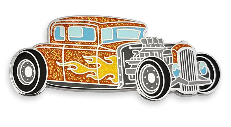 [Australia] - Pinsanity Vintage Hot Rod Enamel Lapel Pin 