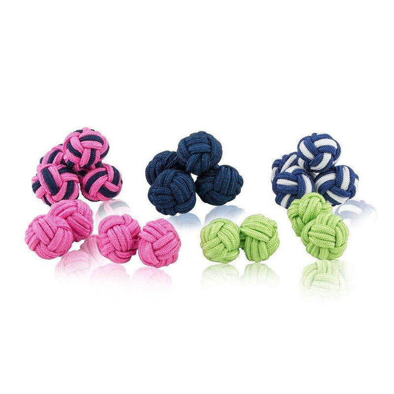 [Australia] - Cuff-Daddy Silk Knot Cufflink Sets 5 Pairs Preppy 