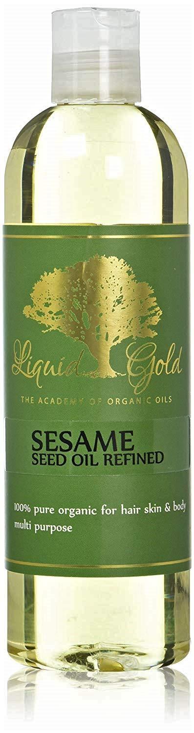 [Australia] - 12 Fl.oz Premium Liquid Gold Sesame Oil Refined Pure & Organic Skin Hair Nails Health 