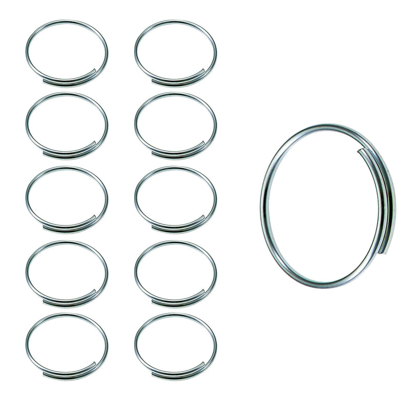 [Australia] - Lucky Line Easy Key Give-A-Way Key Ring, 1" Diameter, 1000 per Pack (7591000), Silver 