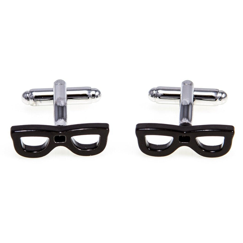[Australia] - MRCUFF Eye Glasses Sunglasses Eyeglasses Pair Cufflinks in a Presentation Gift Box & Polishing Cloth 