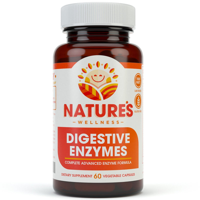 [Australia] - Digestive Enzymes Complete - Advanced Multi Enzyme Supplement for Better Digestion & Absorption. Help Gas Relief, Discomfort, Bloating, IBS, Gluten & Lactose Intolerance 