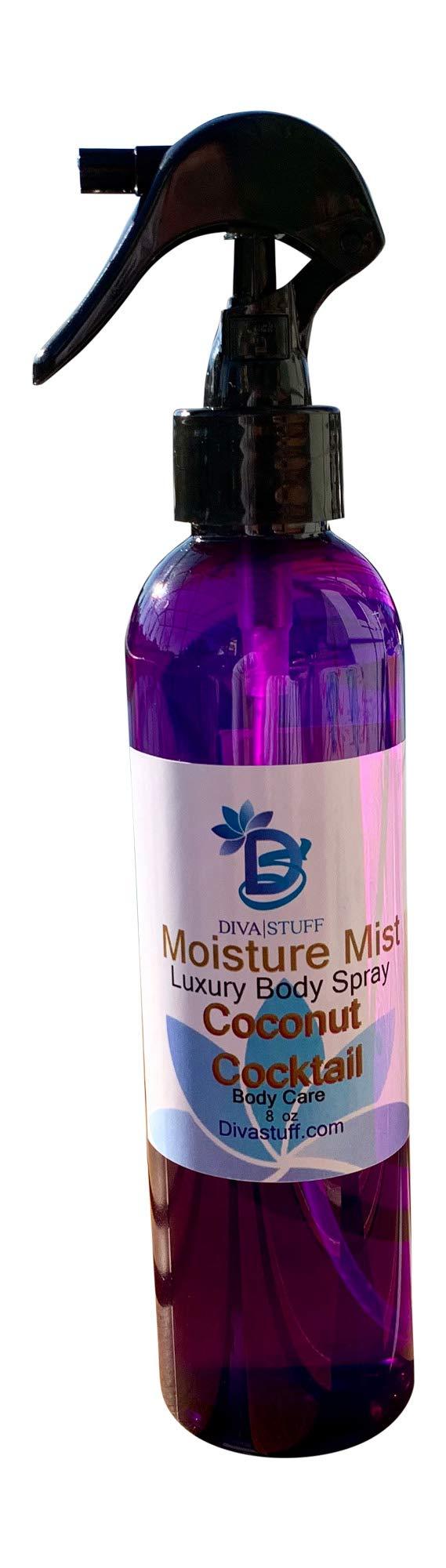 [Australia] - Moisture Mist, Coconut Cocktail Scent, For Body and Hair,8oz, Diva Stuff 