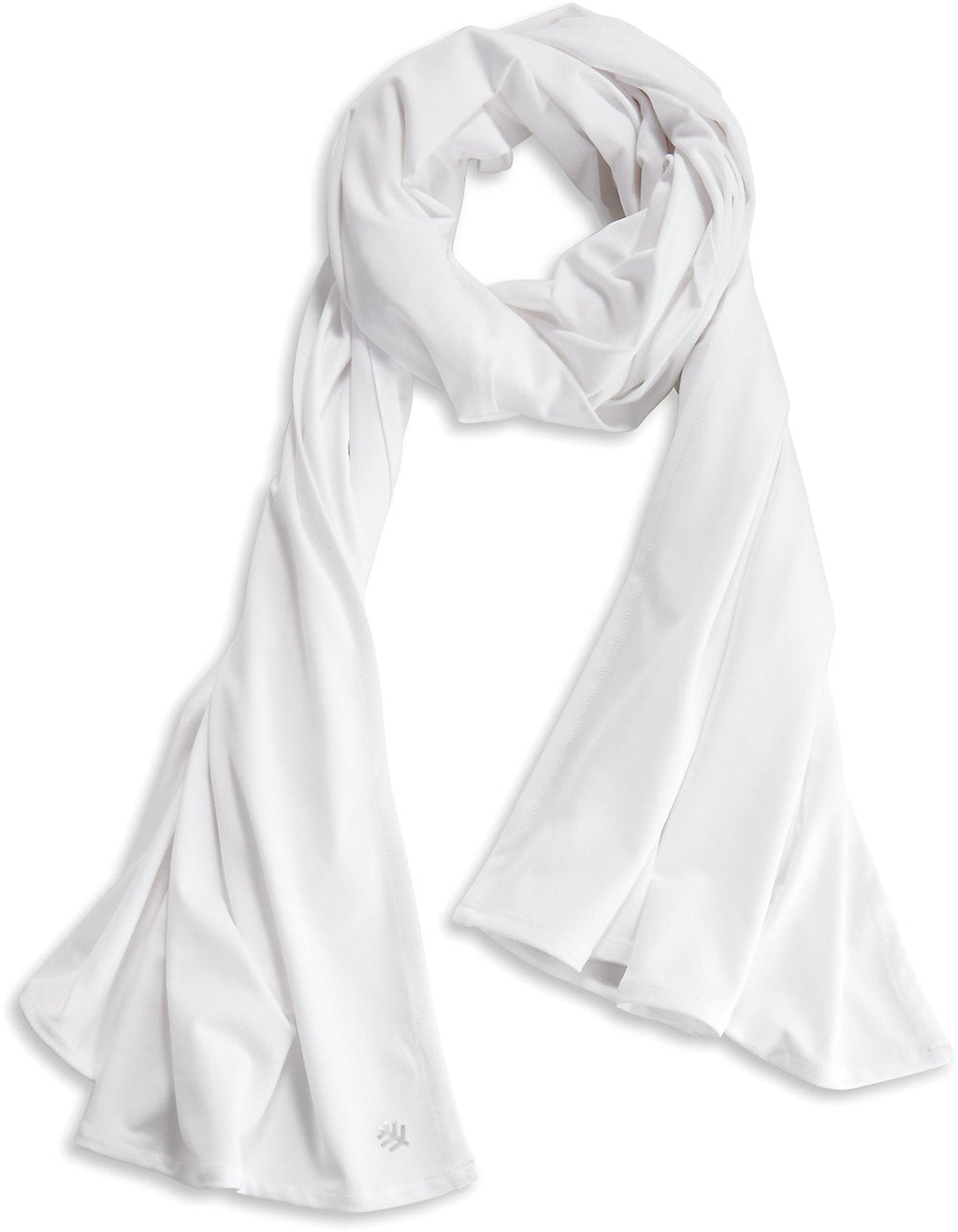 [Australia] - Coolibar UPF 50+ Women's Bhakti Sun Shawl - Sun Protective One Size White 