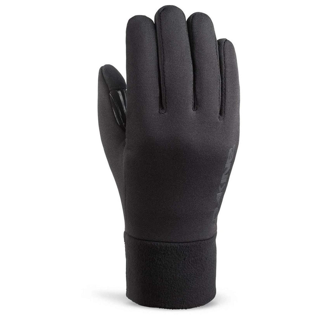 Men's hairsheep suede-nappa leather fingerless gloves BLACK