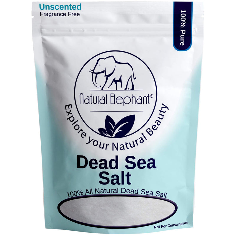 [Australia] - Natural Elephant Dead Sea Salt 100% Natural & Pure 1 lb, 2 lb, 5 lb, 10 lb Bag Fine Grain for Psoriasis Eczema Acne & other Dermatological Needs, 1 lb, 450 g 1 Pound (Pack of 1) 