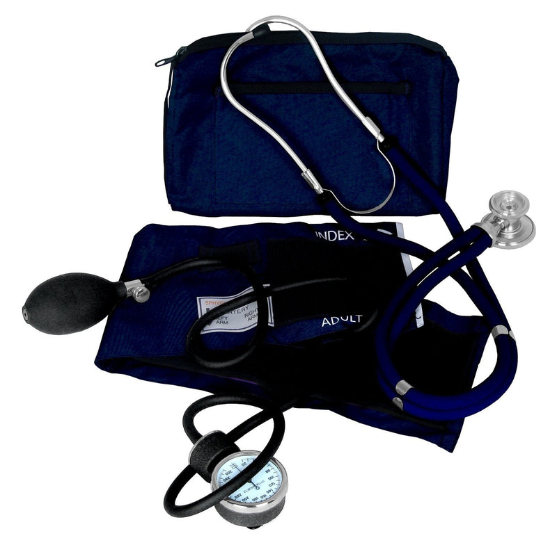 [Australia] - Dixie EMS Blood Pressure and Sprague Stethoscope Kit - Blue 