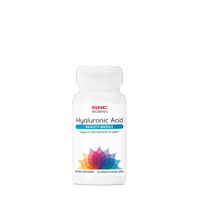 [Australia] - GNC Women's Hyaluronic Acid | Skin Hydrating Daily Supplement | Supports Moistureand Joint Health | 30 Capsules 