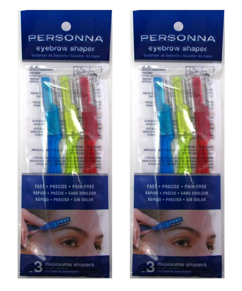 [Australia] - Personna Eyebrow Shapers 3 Count (2 Pack) 