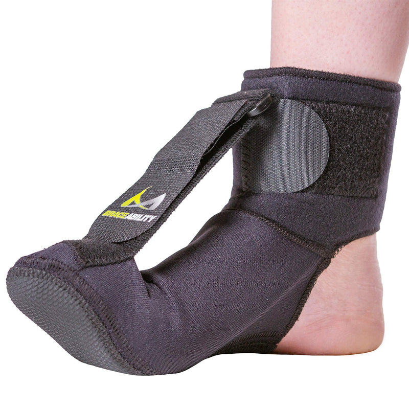 [Australia] - BraceAbility Plantar Fasciitis Night Sock | Soft Stretching Boot Splint for Sleeping, Achilles Tendonitis Foot Support Brace & Heel Pain Relief Compression Sleeve (Small) Small 