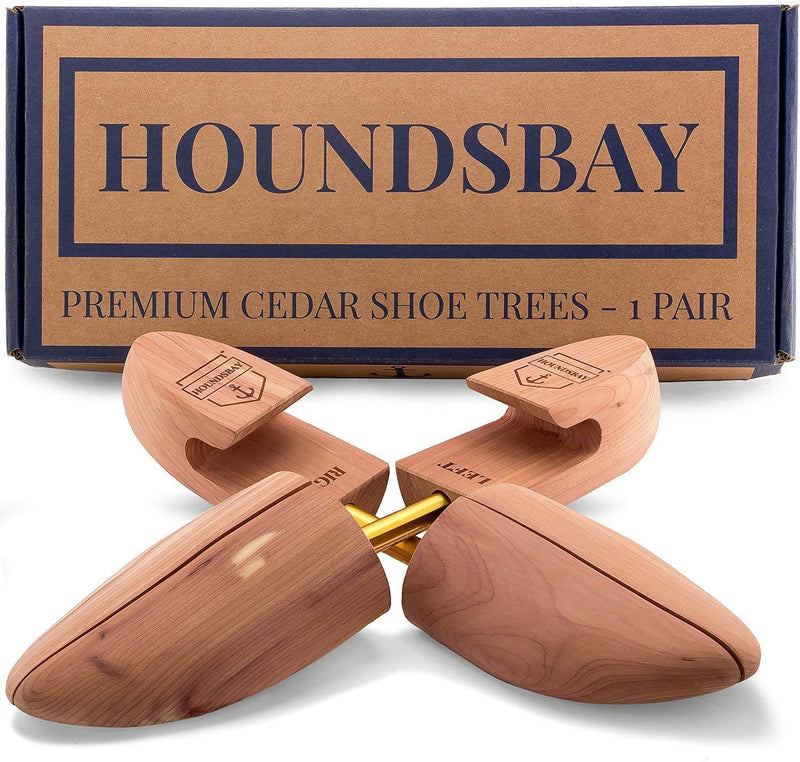 [Australia] - HOUNDSBAY Cedar Shoe Tree for Men | Wide Heel | Plants a Tree in USA Small / 6.5 - 7.5 